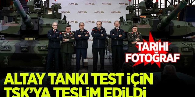Yeni Altay Tankı test için TSK'ya teslim edildi
