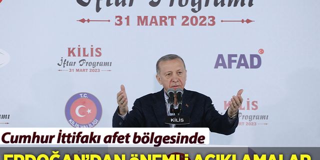 Cumhurbaşkanı Erdoğan: Daha bir masayı idare edemeyenlerin Türkiye'yi idare etmesi beklenemez