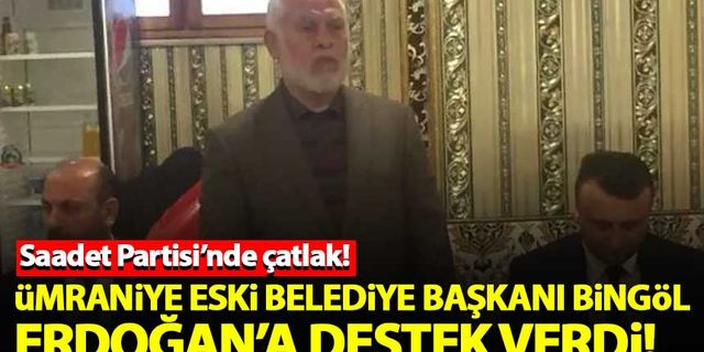Ümraniye eski Belediye Başkanı Mehmet Bingöl, Erdoğan'a desteğini açıkladı
