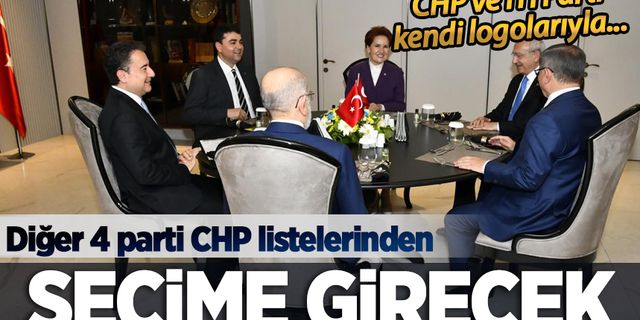 Milet İttifakı protokolü YSK'ye sundu! 4 parti seçime CHP listelerinden girecek