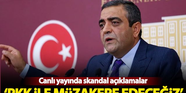 CHP'li Tanrıkulu: PKK ile Meclis'te müzakere yapacağız