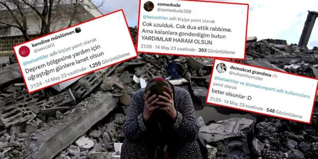 Deprem bölgesi Erdoğan'a oy verdi, hakaretlerin ardı arkası kesilmedi