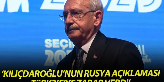 Bakan Çavuşoğlu: Kılıçdaroğlu'nun Rusya açıklaması Türkiye'ye zarar verdi