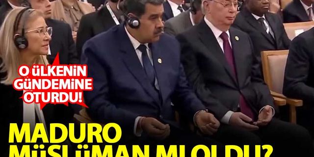 Maduro, Müslüman mı oldu? O ülkenin gündemine oturdu...
