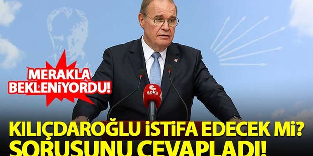 Faik Öztrak, 'Kemal Kılıçdaroğlu istifa edecek mi?' sorusuna cevap verdi