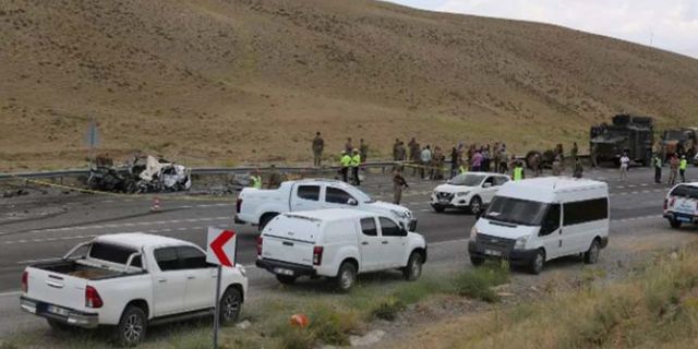 Askeri araç kaza yaptı: 1 asker şehit oldu