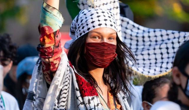 Filistin'e destek verdiği için baskı gören Bella Hadid mankenliği bıraktı