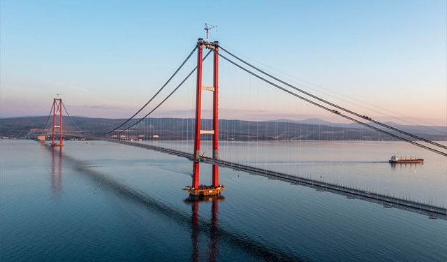 Dünyanın en iyi projelerinin birinciliği 1915 Çanakkale Köprüsü’nün oldu