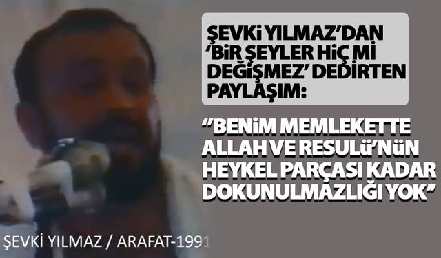 Şevki Yılmaz paylaştı! '32 yıldır hiç bir şey değişmemiş' dedirten o konuşma