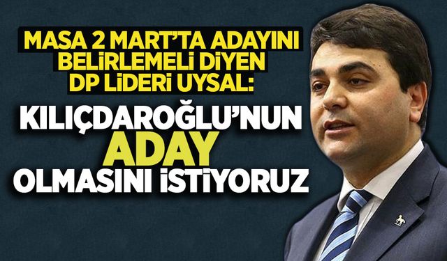 Altılı Masa'da dikkat çeken adaylık açıklaması! Kılıçdaroğlu'nu işaret etti