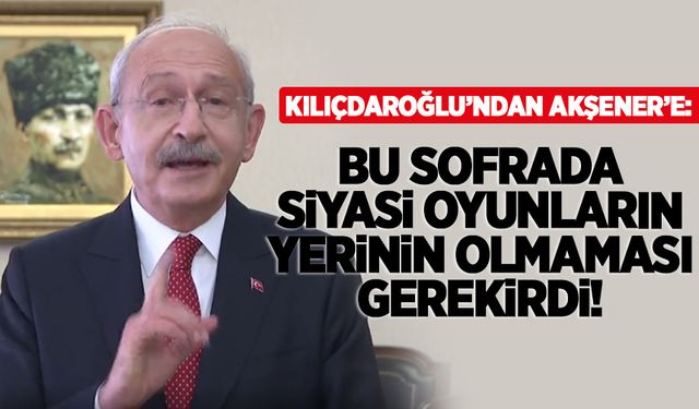 Kılıçdaroğlu Akşener'e videoyla cevap verdi