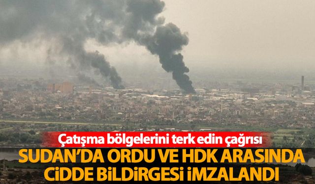 Sudan'da ordu ve HDK arasında "Cidde Bildirgesi" imzalandı