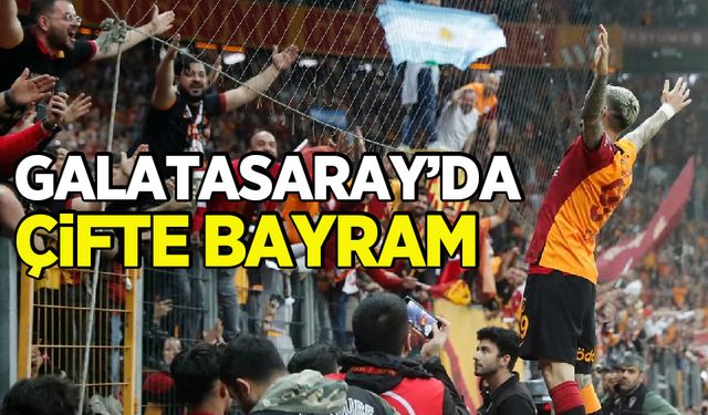 Galatasaray'da çifte kutlama! Fenerbahçe'yi 3 farkla geçti