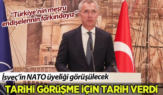 Stoltenberg, Türkiye-NATO- İsveç zirvesi için tarih verdi