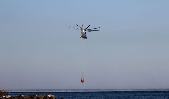 Hatay'daki yangına müdahale sürüyor