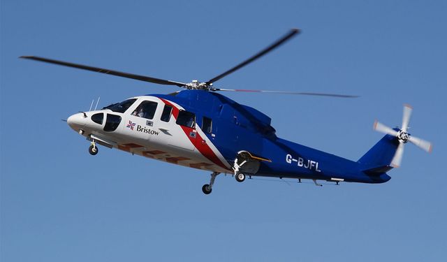 Türk şirkete ait helikopter Susam Adası'na düştü!