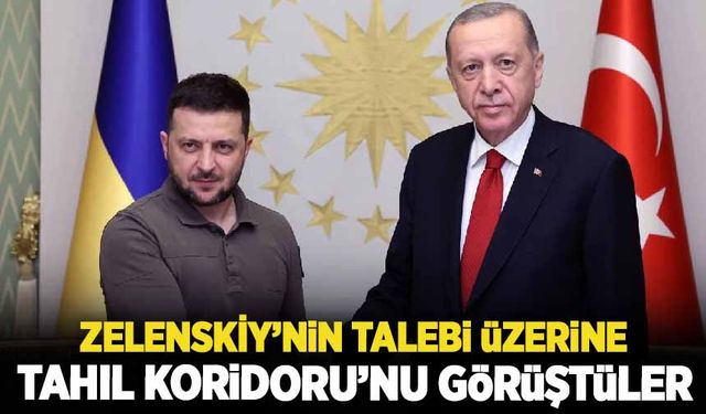 Tahıl Anlaşması'nın akıbeti ne olacak? Cumhurbaşkanı Erdoğan Zelenskiy ile görüştü