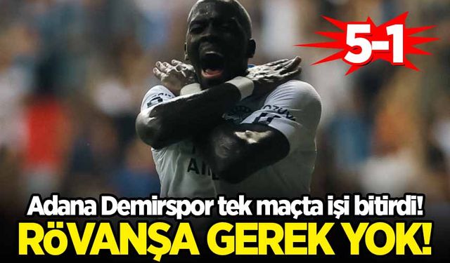 Adana Demirspor gol oldu yağdı!