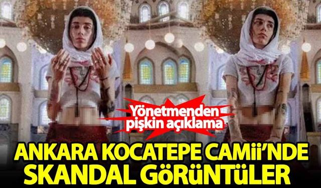 Ankara'da camide skandal görüntüler!