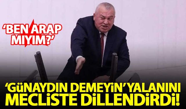 Cemal Enginyurt 'günaydın demeyin' yalanını mecliste dillendirdi: Ben Arap mıyım?