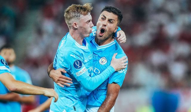 UEFA Süper Kupa'nın sahibi Manchester City oldu!