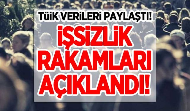 Temmuz ayı işsizlik rakamları açıklandı