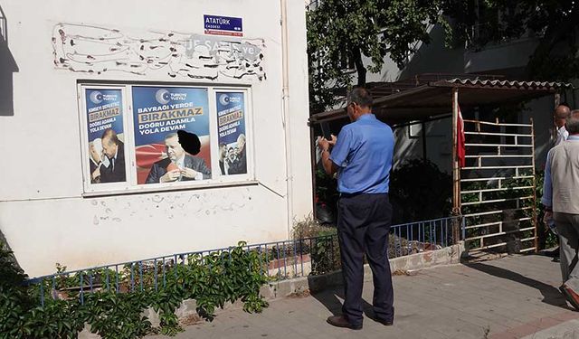 Çanakkale'de AK Parti seçim bürosunun camlarını taşlayan kişi yakalandı