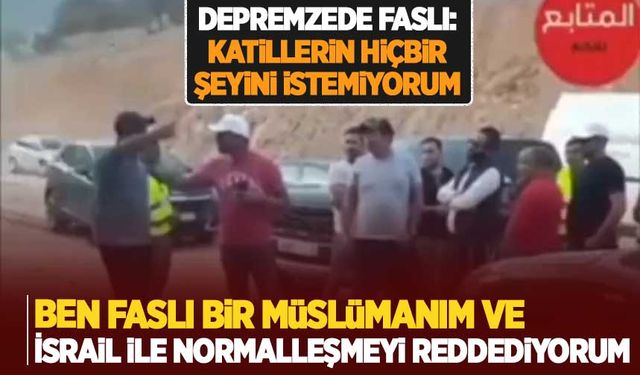 Fas'taki depremzede, işgal devletinin yardımı reddetti: Katillerin hiçbir şeyini...
