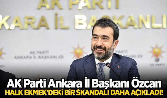 Rüşvet skandalından sonra Ankara Halk Ekmek'de bir skandal daha!