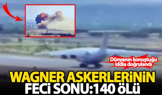 Wagner ve Mali askerlerini taşıyan uçak pistten çıktı: 140 ölü