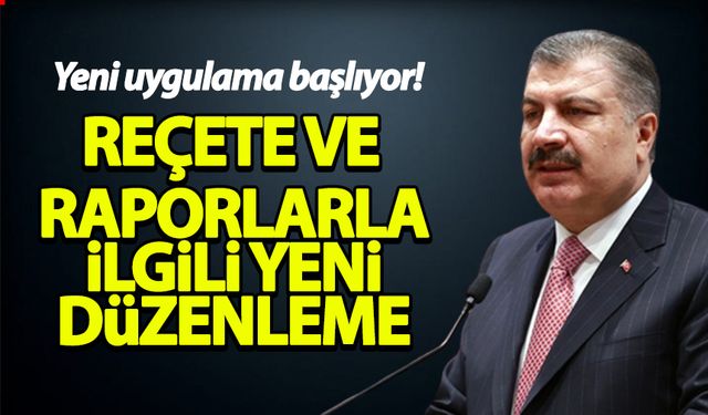Bakan Koca duyurdu! Artık hastaneye gitmeden rapor alınabilecek
