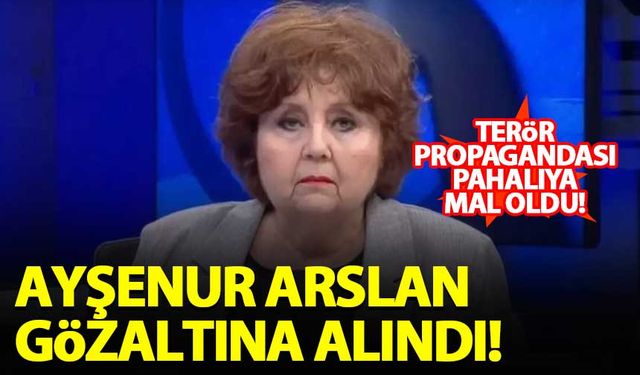 Halk TV sunucusu Ayşenur Arslan gözaltına alındı!