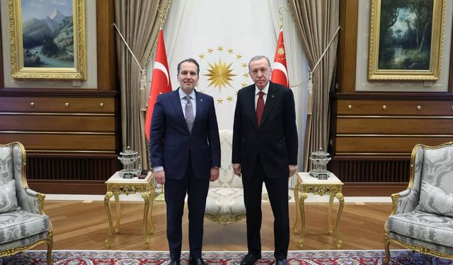 Başkan Erdoğan, Fatih Erbakan'ı kabul etti