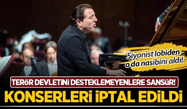 Filistin paylaşımları firmayı rahatsız etmiş! Fazıl Say'ın 4 konseri iptal edildi