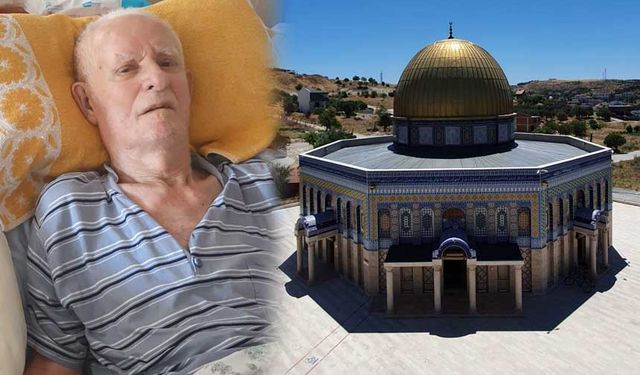 Balıkesir'de Kubet'us Sahra'yı modelleyerek inşa eden Hacı Bilal Güngören Hakk'a yürüdü!
