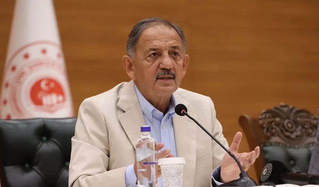 Bakan Özhaseki: Güvenli konutları en kısa sürede inşa ederek teslim edeceğiz