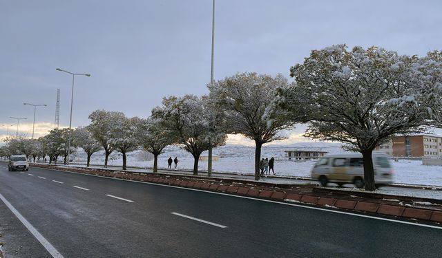 Kayseri ve Yozgat'ta kar yağışı etkili oluyor
