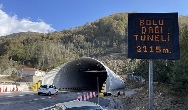 Bolu Dağı Tüneli törenle hizmete açıldı! 90 metre uzadı...