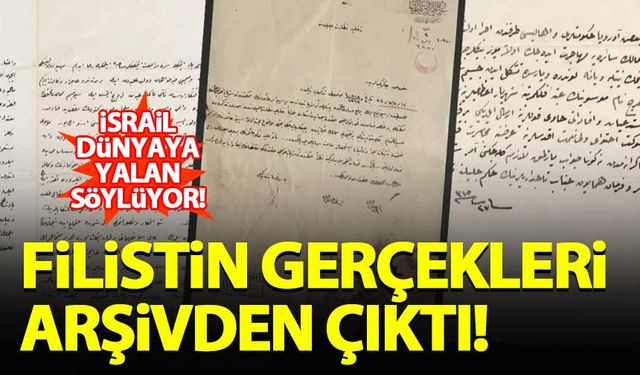 Belgelerle Filistin gerçeğini anlattı! İsrail dünyaya iki türlü yalan söylüyor...