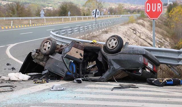 Kastamonu'da trafik kazasında bir kişi öldü, 4 kişi yaralandı