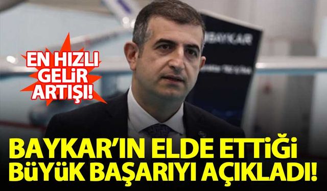 Haluk Bayraktar, Baykar'ın elde ettiği büyük başarıyı açıkladı