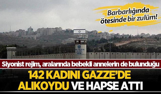 Siyonist rejim, aralarında bebekli annelerin de bulunduğu 142 kadın esiri hapse attı