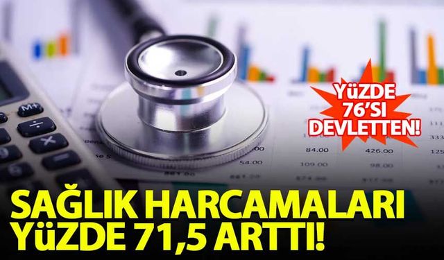 Sağlık harcamaları yüzde 71,5 artış gösterdi