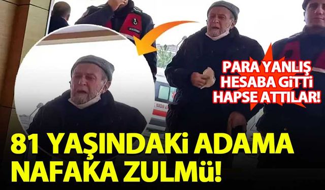 81 yaşındaki Zühtü Şirin'e nafaka zulmü!