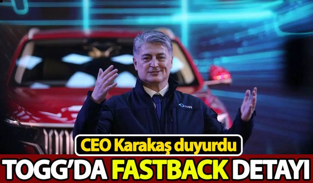 CEO Gürcan Karakaş açıkladı: Togg'dan fastback detayı