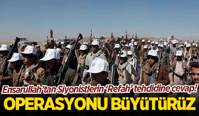 Ensarullah’tan Siyonistlere 'Refah' cevabı: Kızıldeniz'i işaret ettiler