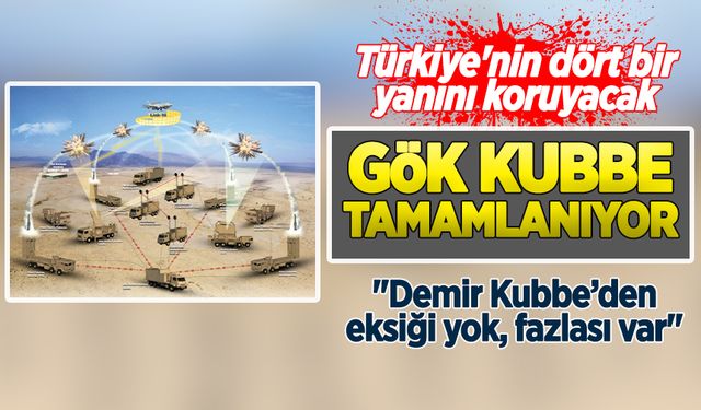 Gök Kubbe tamamlanıyor: Türkiye'nin dört bir yanını koruyacak