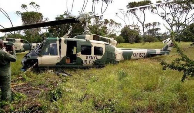 Kenya'da helikopter düştü: Genelkurmay Başkanı ve 10 asker öldü