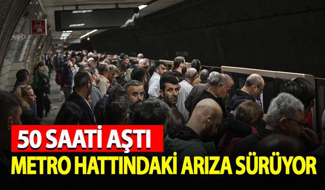 Üsküdar-Samandıra Metro Hattı'ndaki arıza devam ediyor