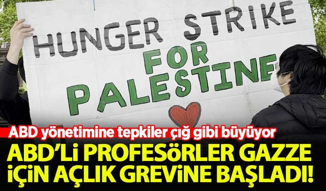 Princeton Üniversitesi'nden profesörler 'Gazze' için açlık grevine başladı